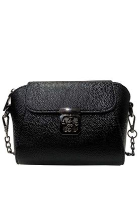 Cartera Cuero Ecológico CRP19 Negro