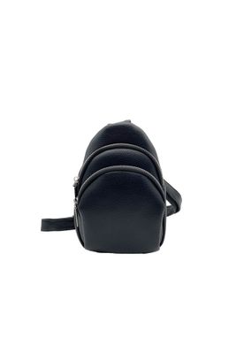 Bandolera Ecocuero Negro CRU36