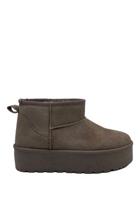 Botin ZB005 Gamuza Ecológica Taupe