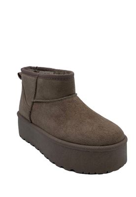 Imagen 2 del producto Botin ZB005 Gamuza Ecológica Taupe