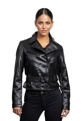Chaqueta CHG82 Ecocuero Negro