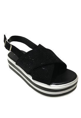 Imagen 2 del producto Sandalia Ecocuero ZAX31 Negro