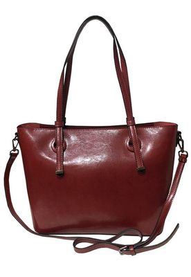 Cartera Cuero CRT27 Burdeo