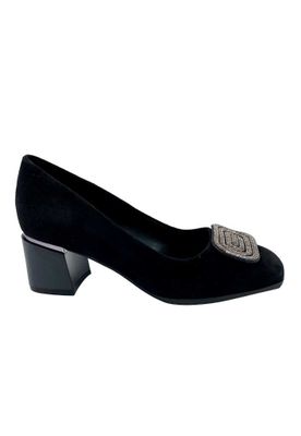 Zapato de taco Ecocuero ZB012 Negro