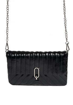 Cartera de fiesta CRX35 Negro Ecocuero