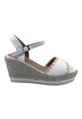 Sandalia Textil ZB033 Blanco