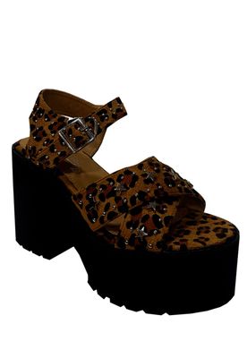 Imagen 2 del producto Sandalia Gamuza Ecológica ZAZ26 AnimalPrint