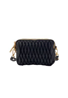 Cartera Tela Negro CRU37