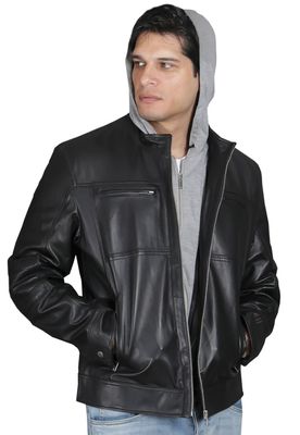 Chaqueta Cuero CHG52 Negro