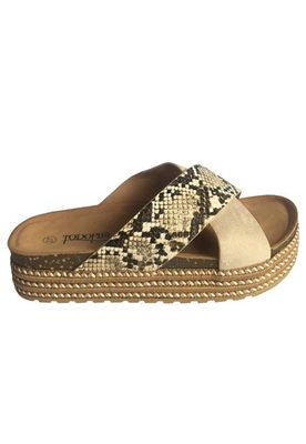 Imagen 1 del producto Sandalia Ecocuero ZAY34 Beige