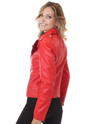 Imagen 2 del producto Chaqueta Ecocuero CHG50 Rojo