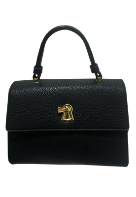 Cartera Cuero Ecológico CRO62 Negro