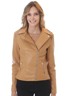 Chaqueta Ecocuero CHG50 Camel