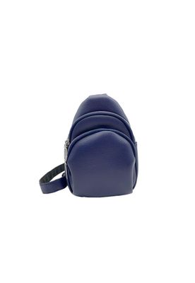 Bandolera Ecocuero Azul Marino CRU36