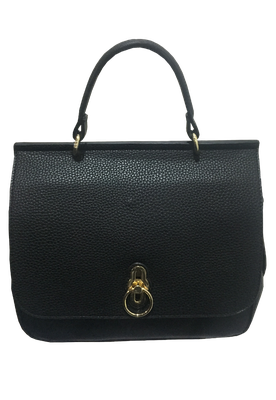 Cartera Cuero Ecológico CRO61 Negro