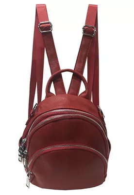 Imagen 1 del producto Mochila Cuero CRT19 Rojo