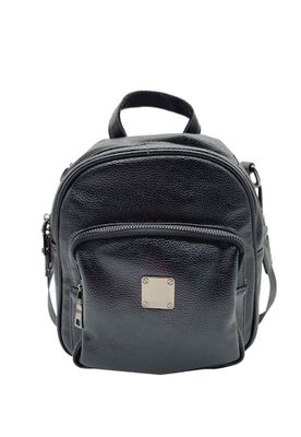 Imagen 1 del producto Mochila Cuero Negro CRU75