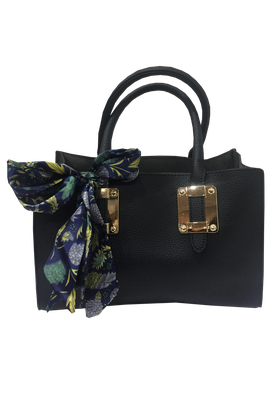 Cartera Cuero Ecológico CRO43 Negro