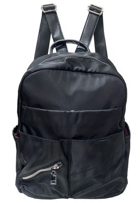 Mochila Cuero Ecológico CRU28 Negro