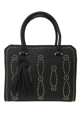 Cartera Cuero Ecológico CRR60 Negro