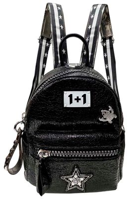 Mochila Cuero Ecológico CRO23 Negro