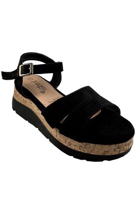 Imagen 2 del producto Sandalia Gamuza Ecológica ZAZ21 Negro