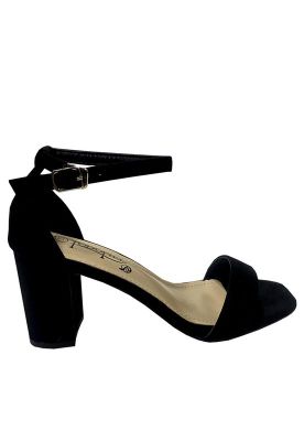 Sandalia Gamuza Ecológica ZAZ31 Negro