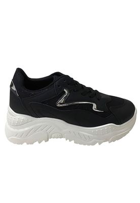 Zapatilla Ecocuero ZAX22 Negro