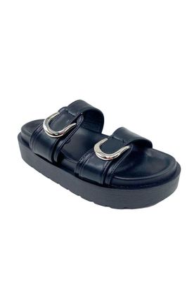 Imagen 2 del producto Sandalia Ecocuero ZB038 Negro