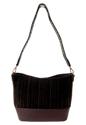 Cartera Cuero Ecológico CRO57 Coffee