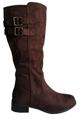 Imagen 1 del producto Bota Gamuza Ecológica ZAX75 Chocolate