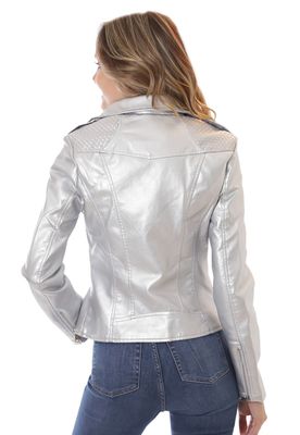 Imagen 2 del producto Chaqueta Ecocuero CHG50 Plata