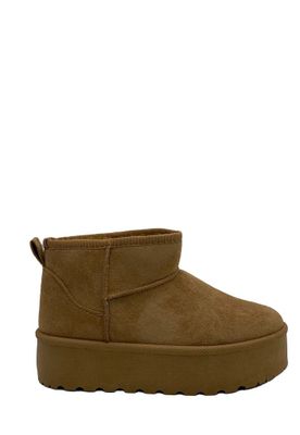 Botin ZB005 Gamuza Ecológica Camel