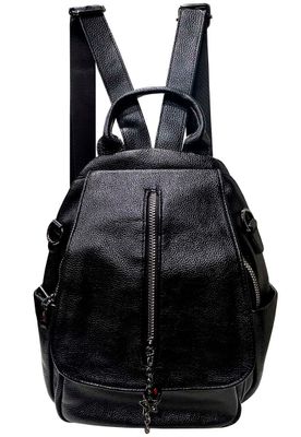 Mochila Cuero CRU43 Negro