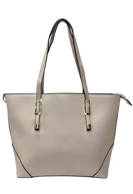 Cartera Cuero Ecológico CRT54 Gris