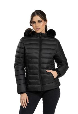 Parka CHG72 Poliéster Negro