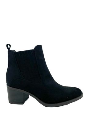 Botin ZAZ94 Gamuza Ecológica Negro