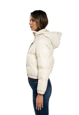 Imagen 2 del producto Chaqueta Puffa CHG74 Ecocuero Blanco