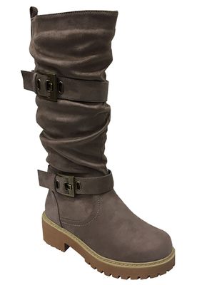 Imagen 2 del producto Bota Gamuza Ecológica ZAV21 Nude