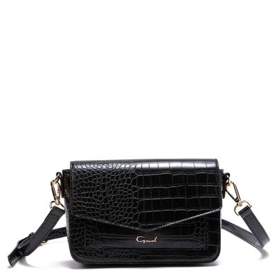 Cartera  Bandolera Grande  Gacel  Negro  Car2905