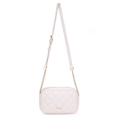 Cartera Bandolera Grande Gacel Off White Car3183