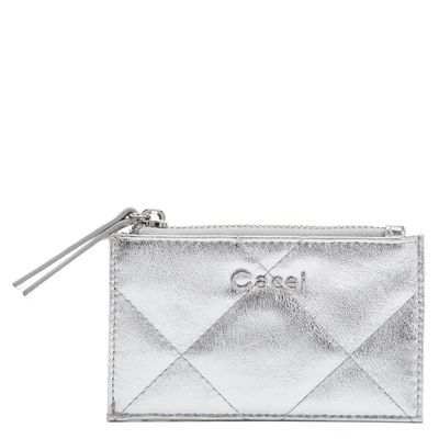 Billetera  Tarjetero  Gacel  Plateado  Bil0418