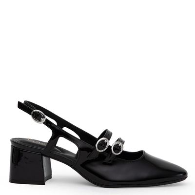 Zapato De Cuero Mujer Gacel Negro Ophelia Zapatos Casuales
