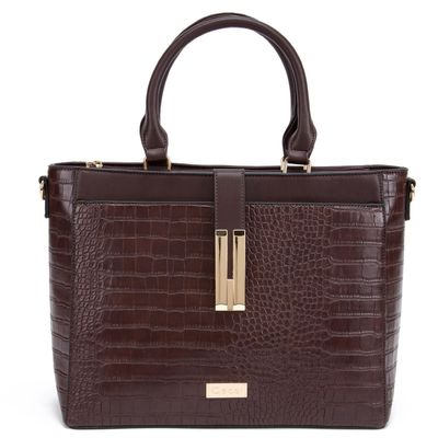 Cartera  Dos Asas Grande  Gacel  Chocolate  Car3219