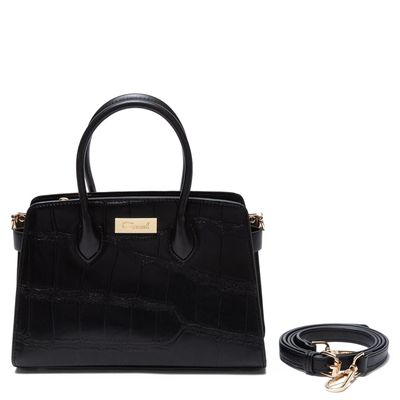 Cartera  Dos Asas Pequeña  Gacel  Negro  Car3053