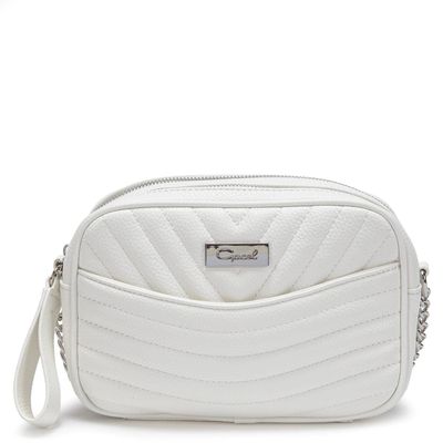 Imagen 1 del producto Cartera  Bandolera Grande  Gacel  Blanco  Car2892