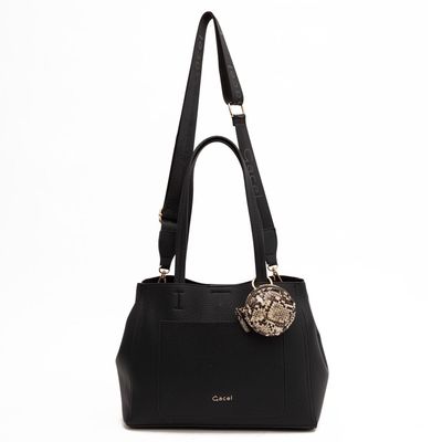 Imagen 2 del producto Cartera  Dos Asas Mediana  Gacel  Negro  Car3496