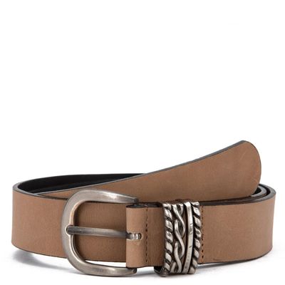 Cinturon Ancho 3.5 Cms Gacel Arena Cin0514