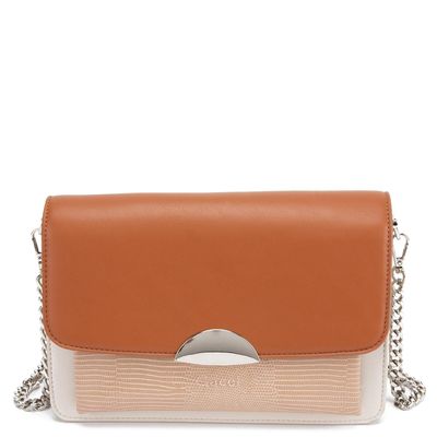 Cartera Retro Con Tapa Pequeña Gacel Capuccino Car3312