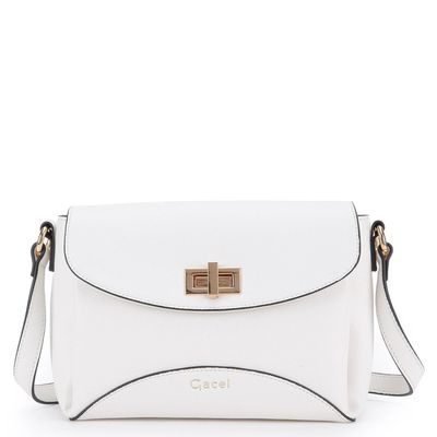Cartera  Bandolera Grande  Gacel  Blanco  Car3314